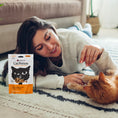 Load image into Gallery viewer, CAT PERSON CAT GRAIN FREE SAVORY CRUNCHIES TREAT CHICKEN 2OZ