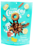 Load image into Gallery viewer, Package of Crunchy O's cereal with a cartoon character on a blue background