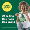 Load image into Gallery viewer, EARTH RATED DOG EASY TIE HANDLE POOP BAGS - UNSCENTED
