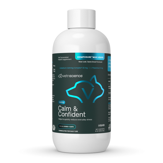 VETRISCIENCE DOG & CAT CALM AND CONFIDENT LIQUID 8OZ