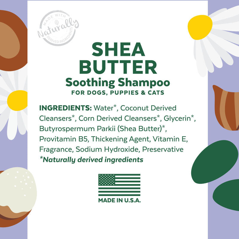 TROPICLEAN ESSENTIALS DOG & CAT SHEA BUTTER SHAMPOO 16OZ