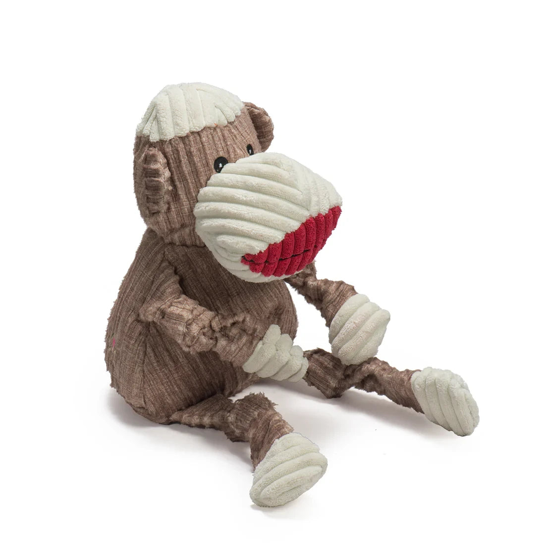 HuggleHounds Stuey Sock Monkey Knottie Lg