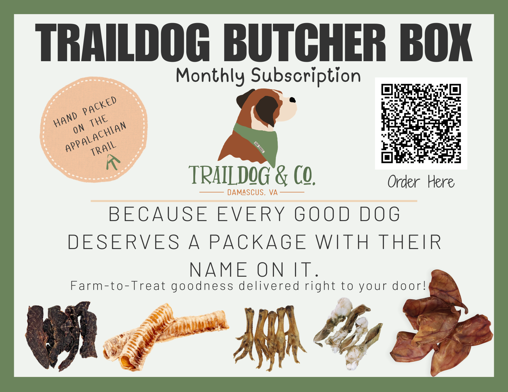 Traildog Butcher Box Subscription