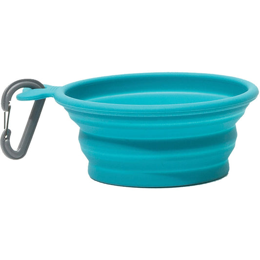 MESSY MUTTS DOG COLLAPSIBLE BOWL BLUE 3 CUP