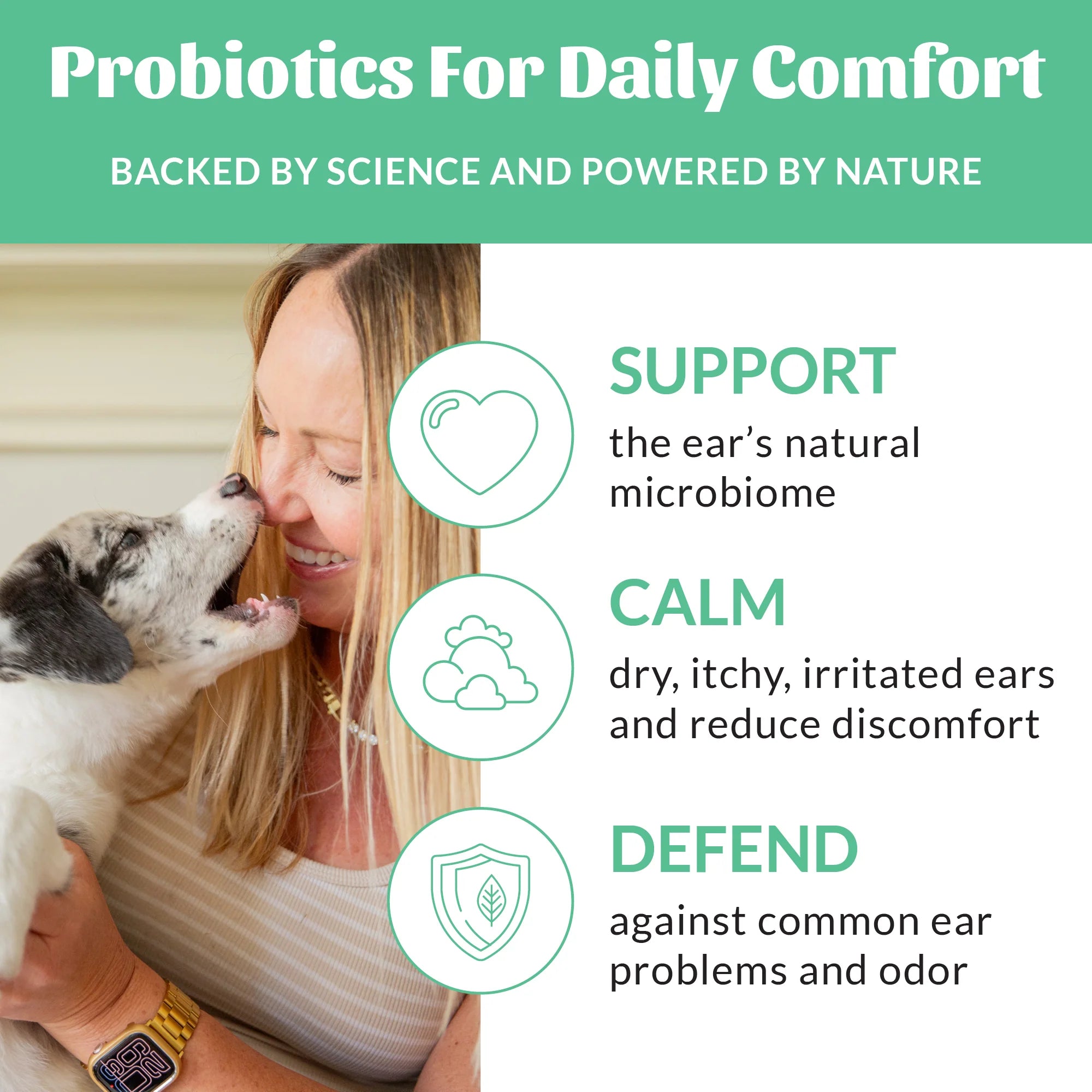 SKOUT'S HONOR DOG PROBIOTIC EAR CLEANER 4OZ