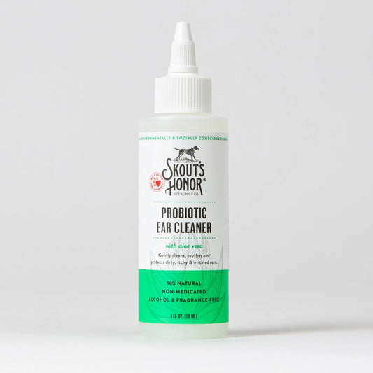 SKOUT'S HONOR DOG PROBIOTIC EAR CLEANER 4OZ