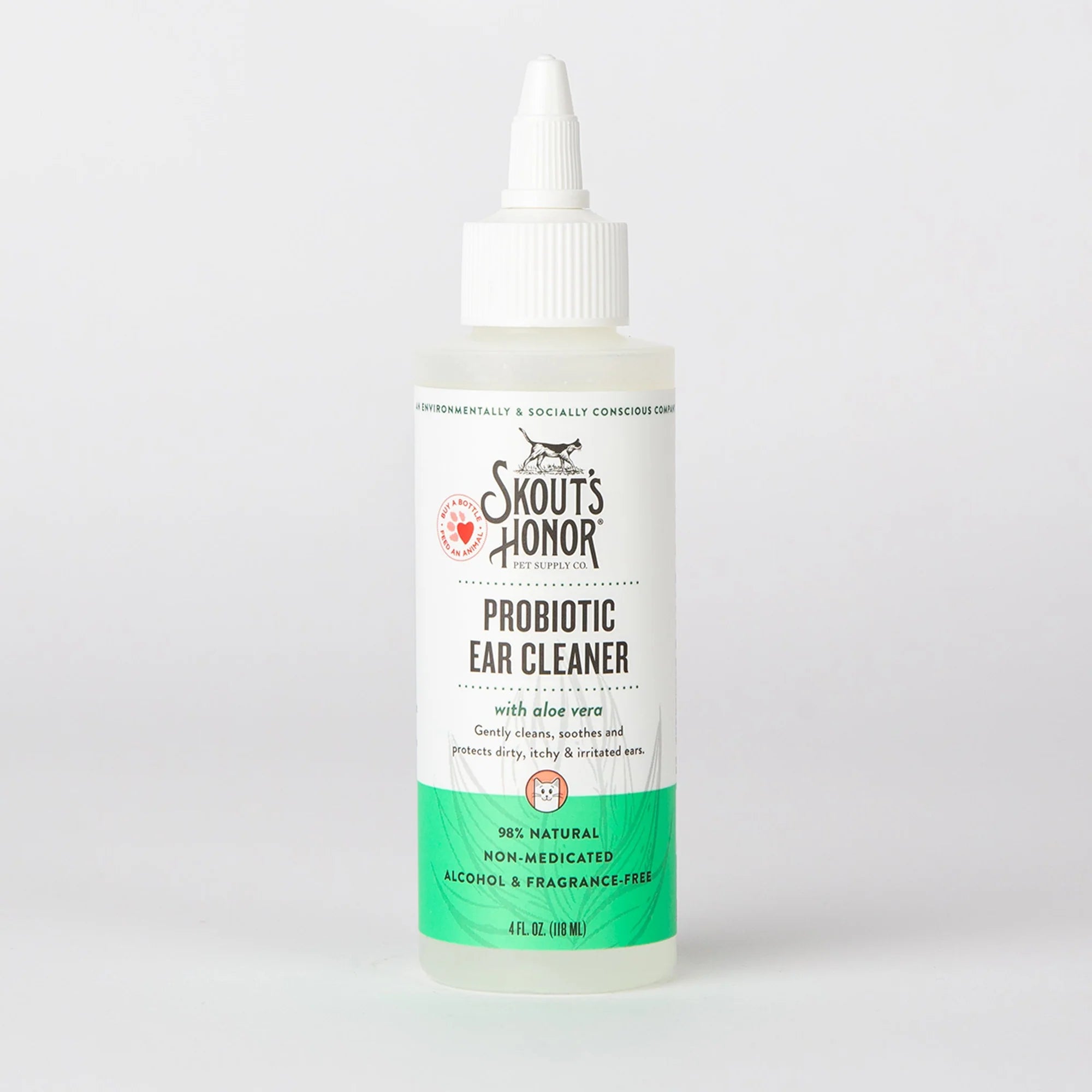 SKOUT'S HONOR CAT PROBIOTIC EAR CLEANER 4OZ