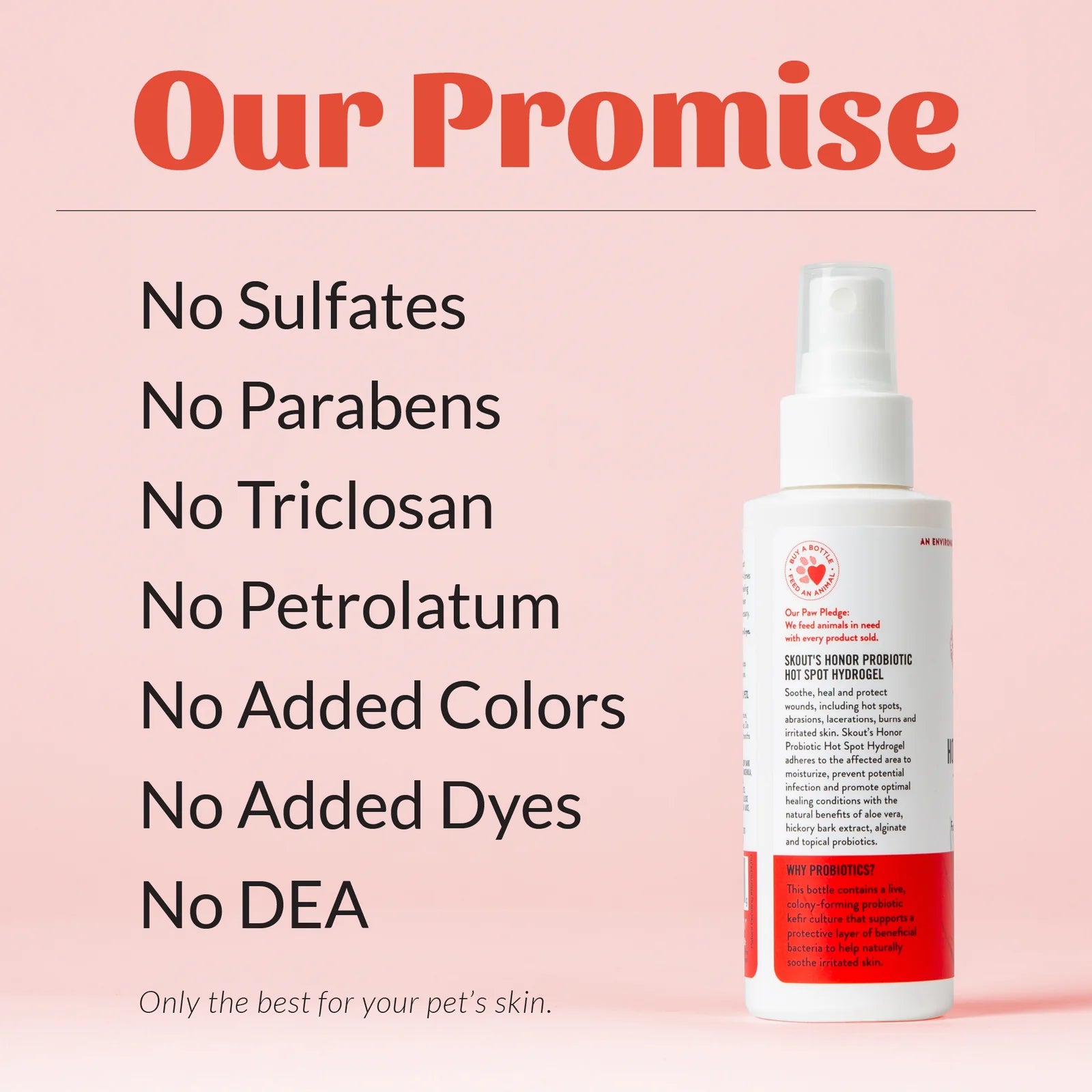 SKOUT'S HONOR DOG PROBIOTIC HOT SPOT HYDROGEL 4OZ