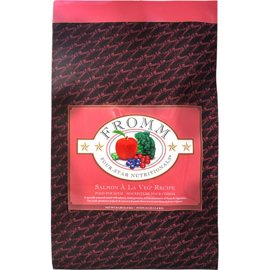 FROMM DOG 4STAR SALMON VEGETABLE 26LB