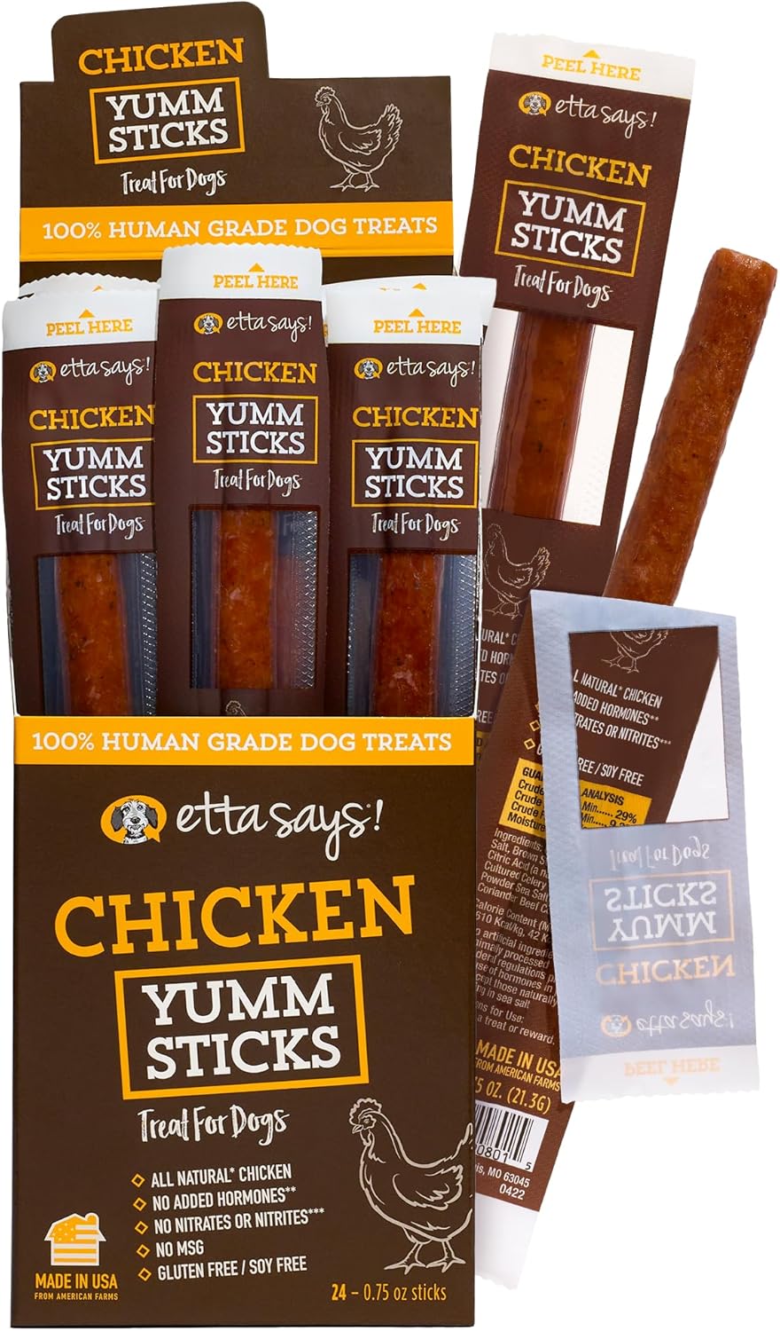 ETTA SAYS DOG YUMM STICKS CHICKEN