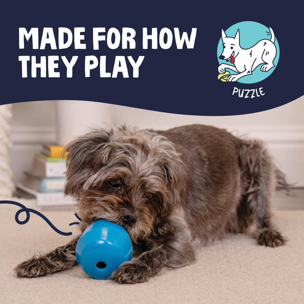 goDog Magic Motion Tippy Treater Blue