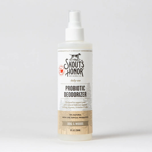 SKOUT'S HONOR DOG PROBIOTIC DEODORIZER DOG OF THE WOODS 8OZ