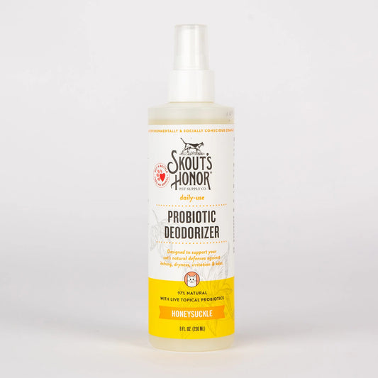 SKOUT'S HONOR CAT PROBIOTIC DEODORIZER HONEYSUCKLE 8OZ