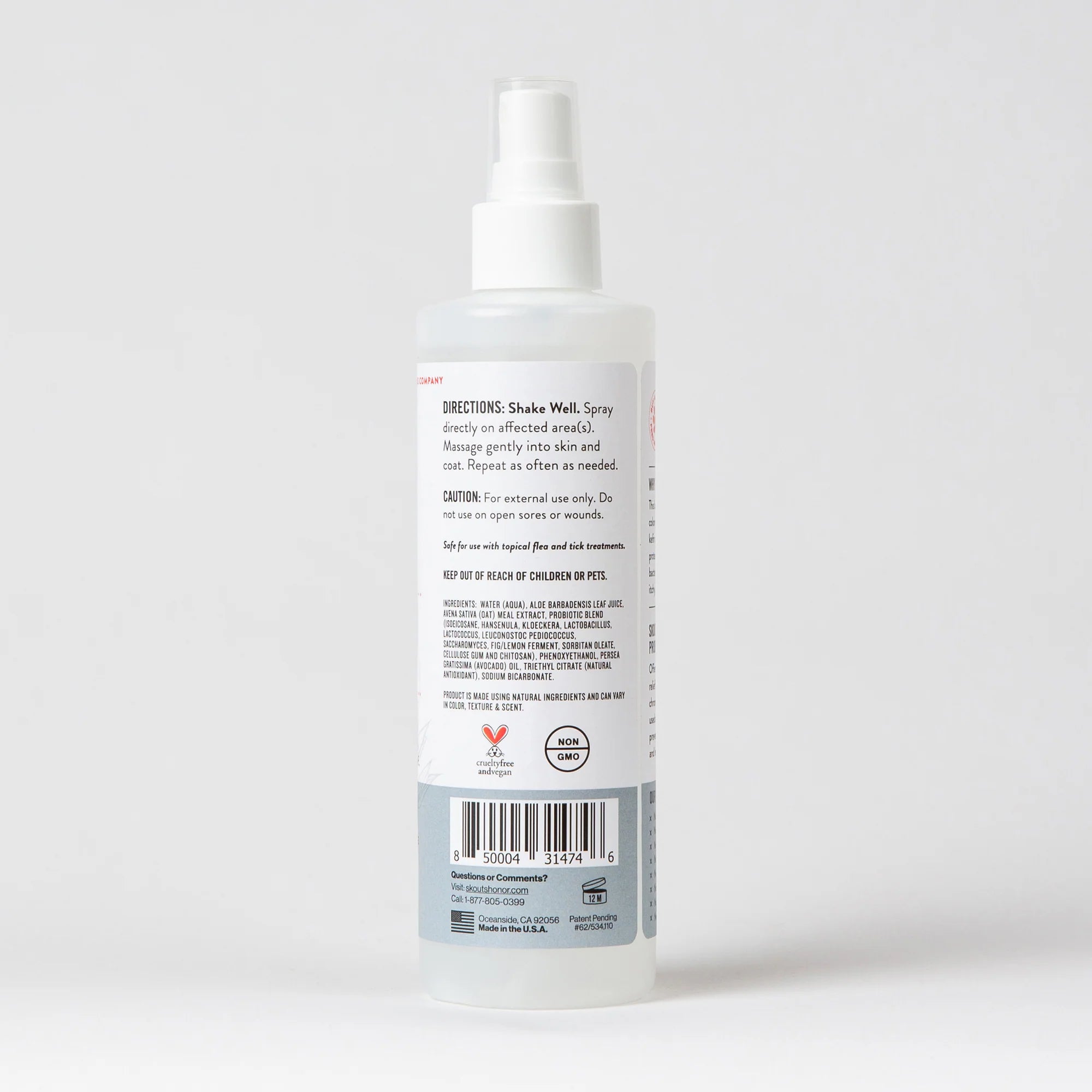 SKOUT'S HONOR DOG PROBIOTIC ITCH RELIEF 8OZ