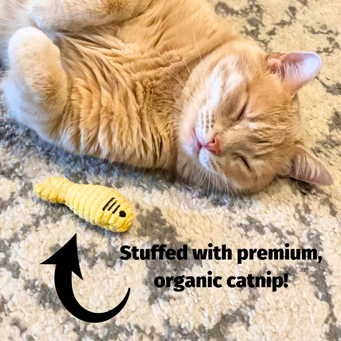 HuggleHounds HuggleKats Wee Chippie w/ Acorn - Cat Toy