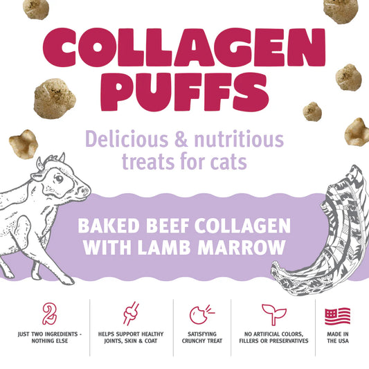 ICELANDIC CAT BEEF COLLAGEN PUFFS WITH MARROW 0.5OZ