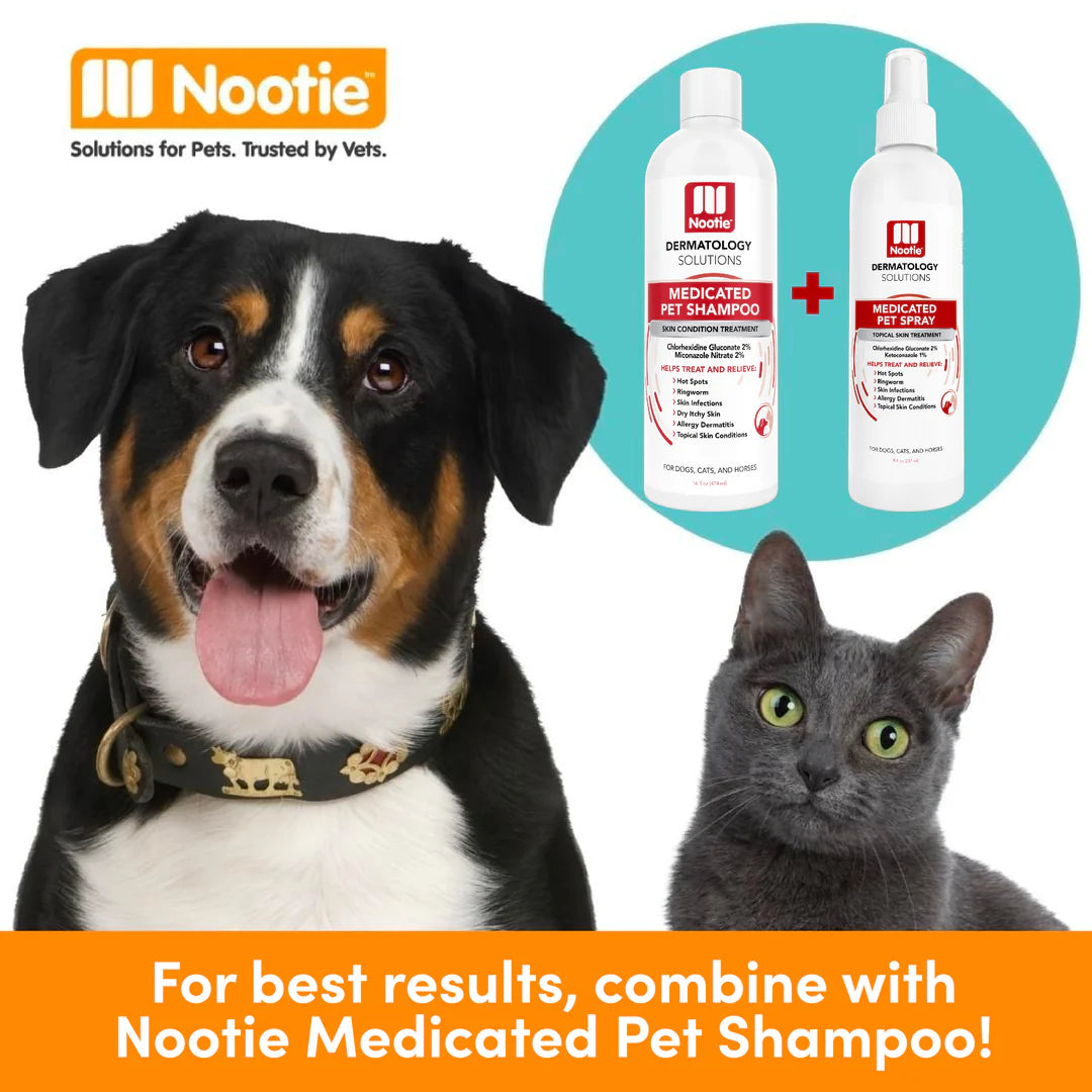 NOOTIE DOG DERMATOLOGY SOLUTIONS MEDICATED ANTIMICROBIAL SPRAY 8OZ