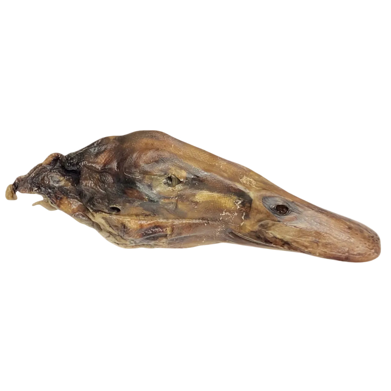 air dried duck head dog treat