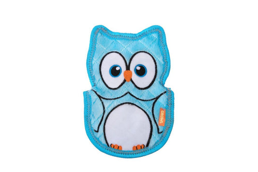 Growl Flip Floppz Owl Blue Dog Toy