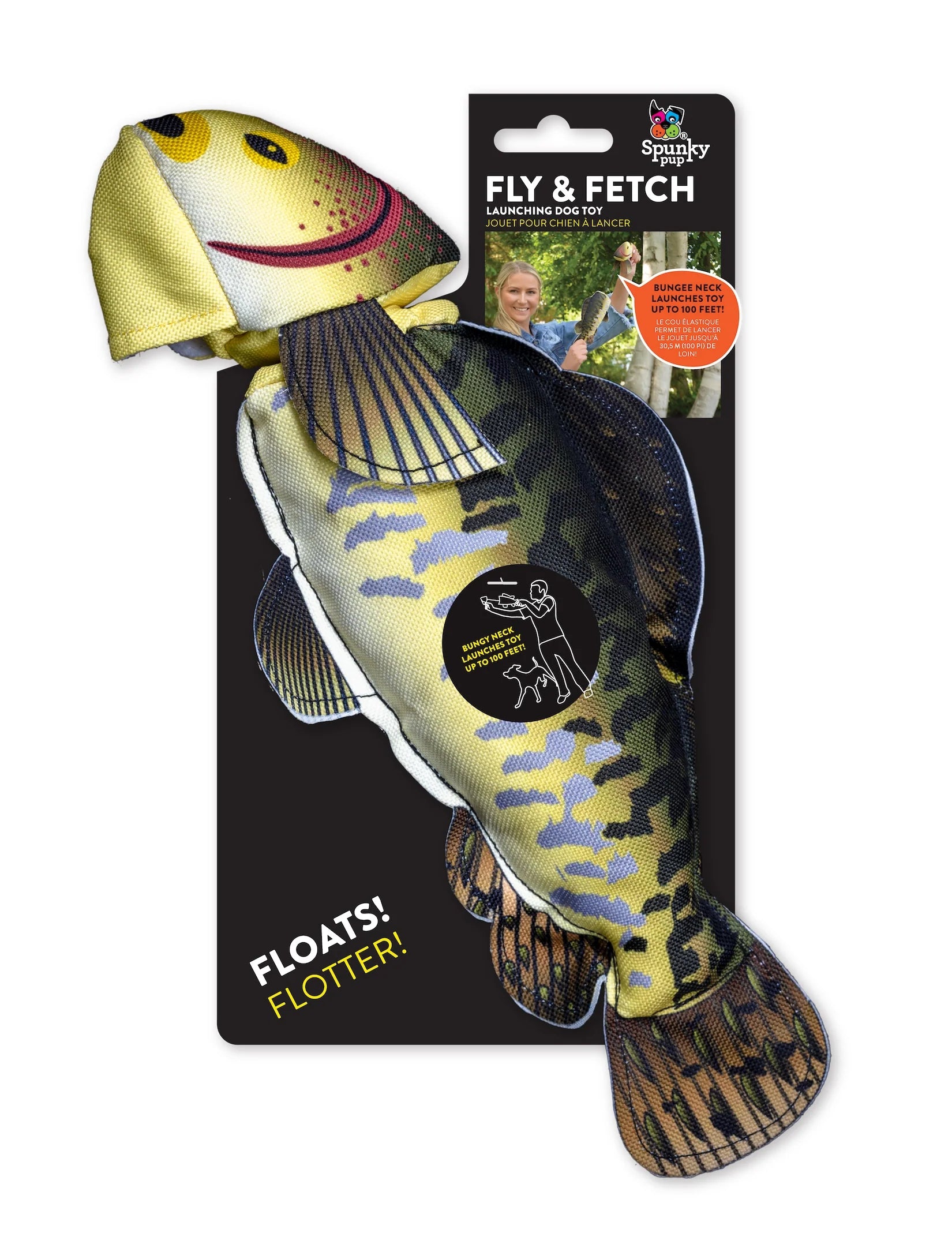 SPUNKY PUP Fly & Fetch Fish
