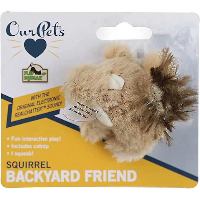 PLAY-N-SQUEAK Cat Backyard Squirrel