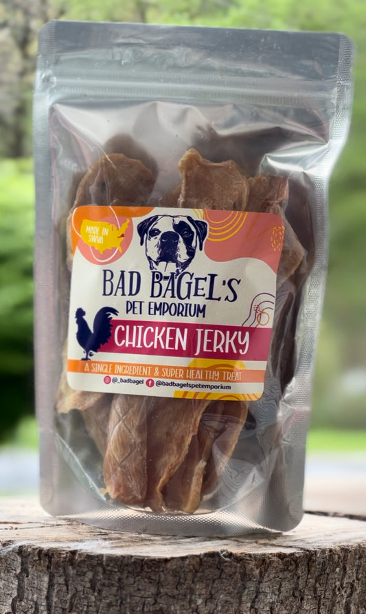 Bad Bagel - Chicken Jerky 3.5oz Large Bag