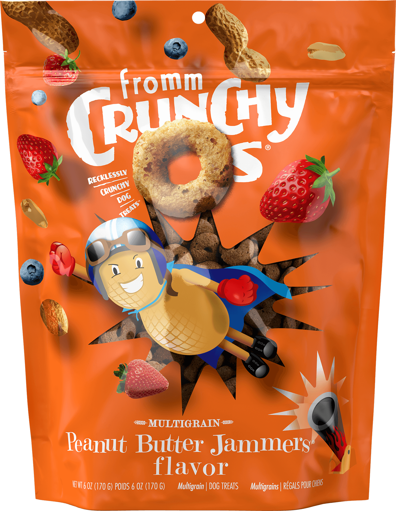 Crunchy Os Peanut Butter Jammers™ Flavor Dog Treats