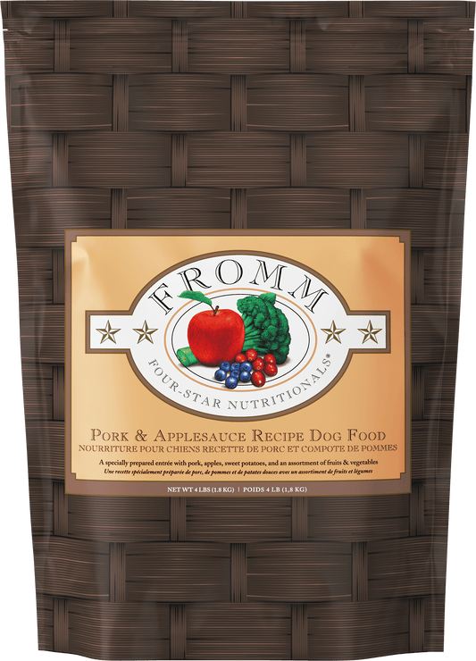 FROMM DOG 4STAR PORK & APPLESAUCE 12LBS