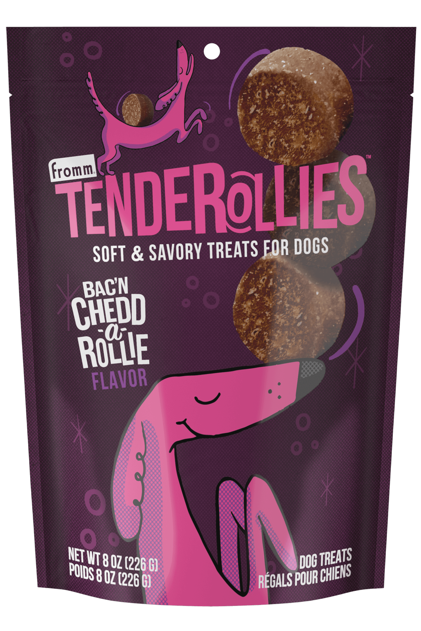 Tenderollies™ Soft & Savory Treats for Dogs Bac'n Chedd-a-Rollie  - FROMM