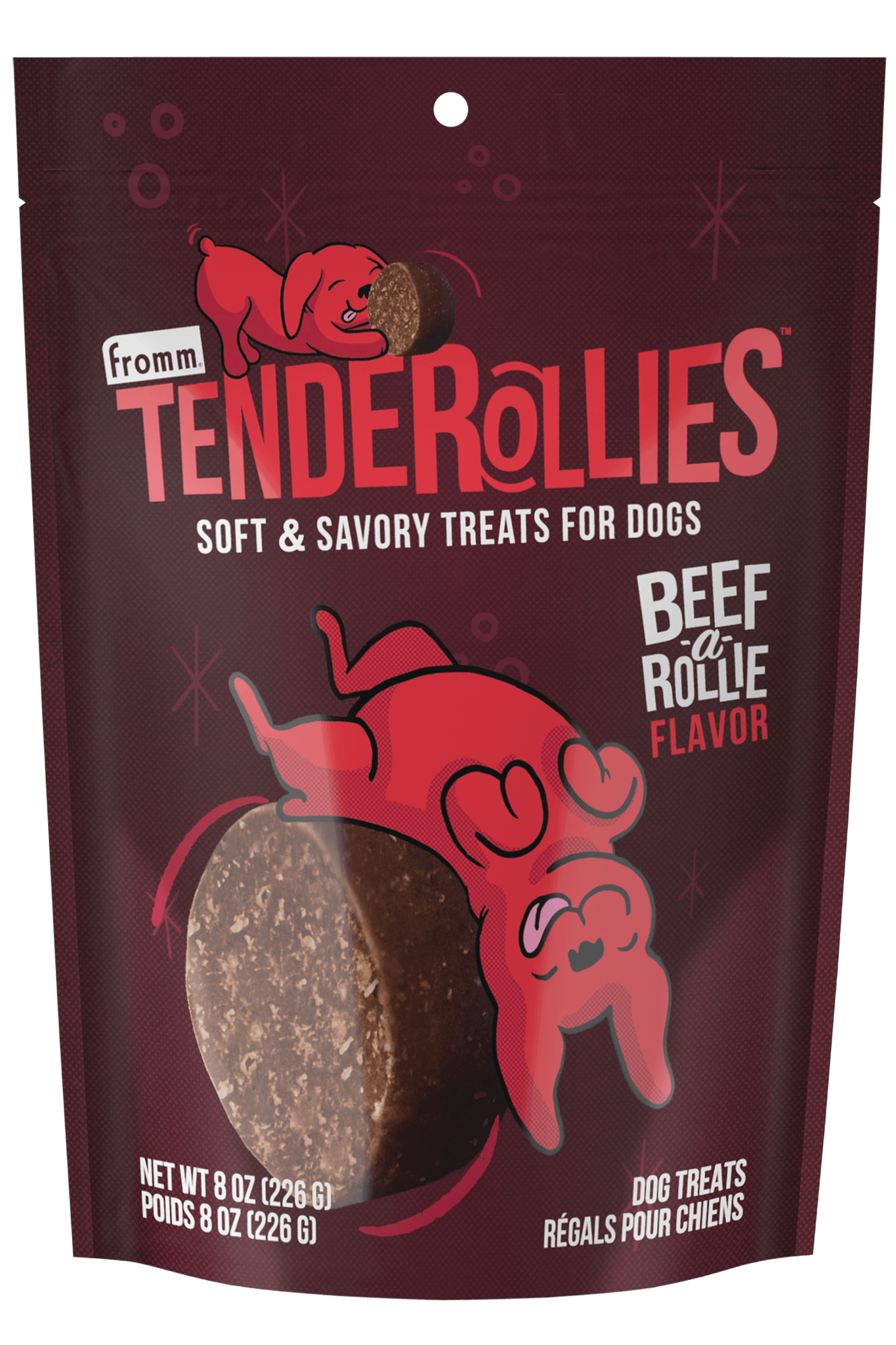 Tenderollies™ Soft & Savory Treats for Dogs Beef-a-Rollie  - FROMM