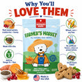 Load image into Gallery viewer, WONDER BARK Everydays Farmer's Market Biscuits 6oz
