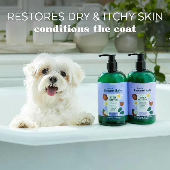 TROPICLEAN ESSENTIALS DOG SHEA BUTTER CONDITIONER 16OZ