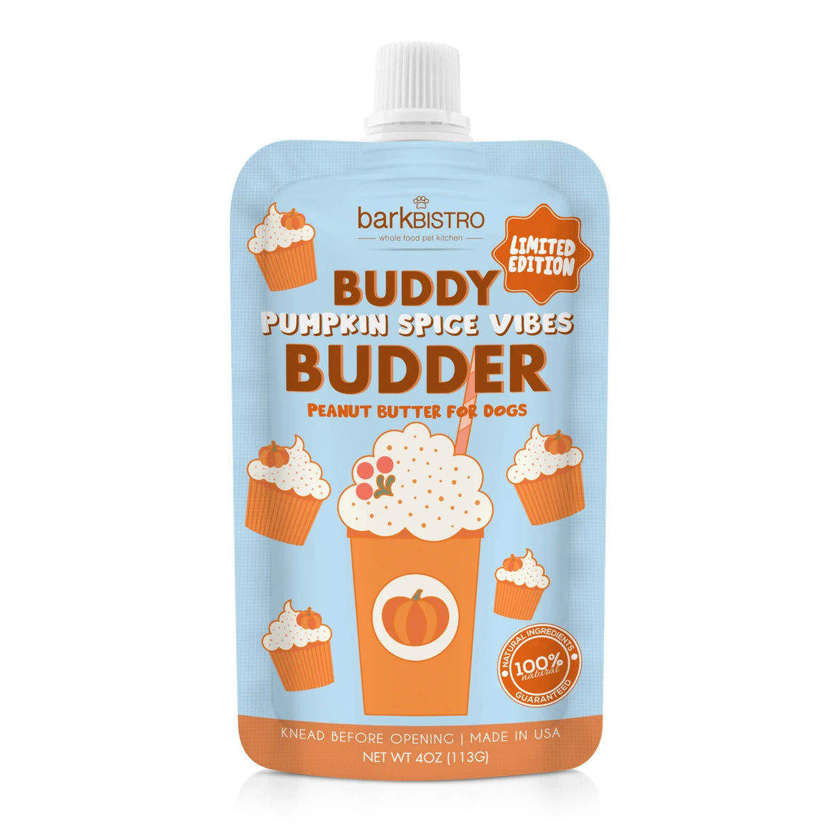 Bark Bistro Pumpkin Spice Buddy Budder 4oz