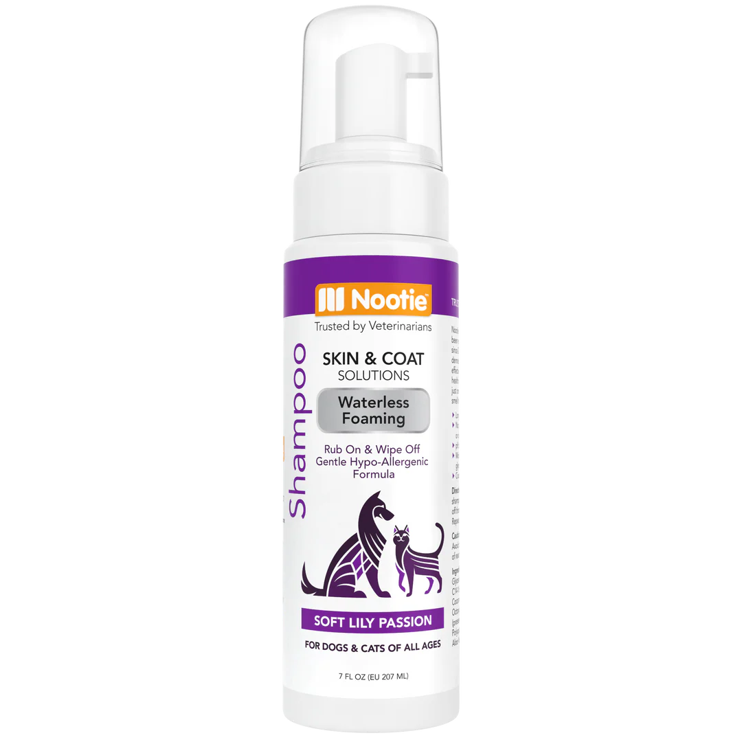 NOOTIE DOG WATERLESS FOAMING SHAMPOO HYPOALLERGENIC LILLY PASSION 7OZ