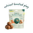 Load image into Gallery viewer, WOOF DOG CHICKEN & PEANUT BUTTER POPS LARGE 8OZ - 7 PACK
