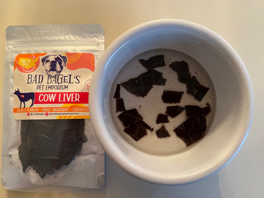 Air Dried  Cow Liver Dog Treats 1.5oz