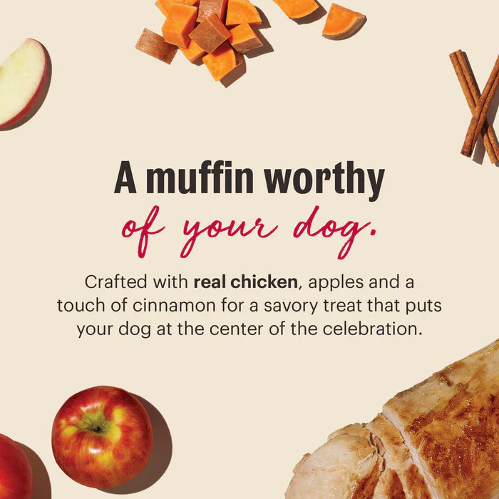THE HONEST KITCHEN DOG MUFFIN MIX MADE WITH CHICKEN APPLES & CINNAMON