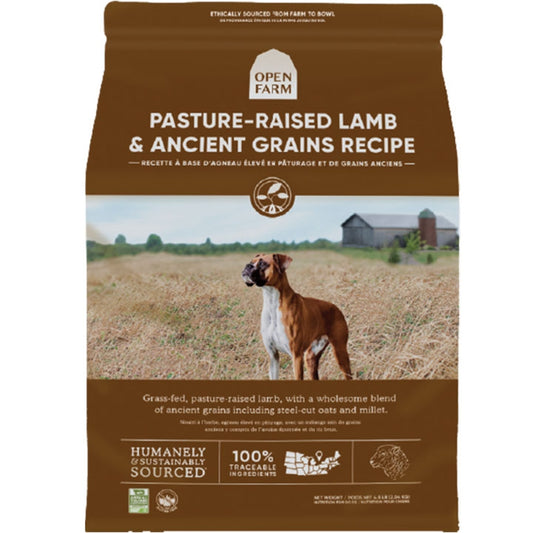 OPEN FARM DOG ANCIENT PASTURE LAMB 22LBS