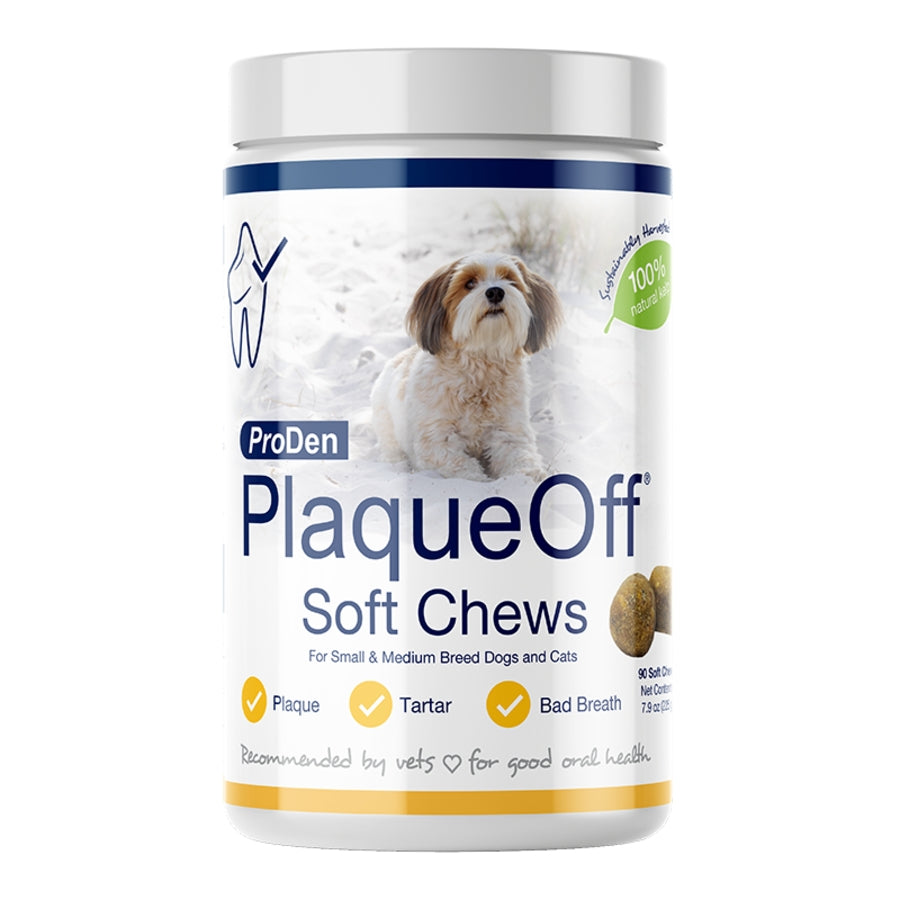 PRODEN DOG PLAQUEOFF SOFT CHEWS FOR SMALL & MEDIUM BREED - 90 COUNT