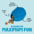 Load image into Gallery viewer, goDog Magic Motion Tippy Treater Blue
