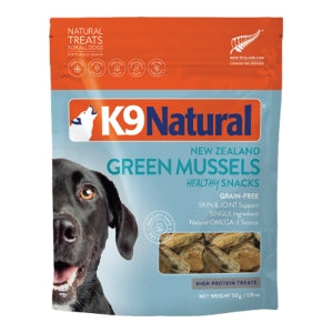 K9 NATURAL DOG FREEZE-DRIED GRAIN FREE GREEN MUSSELS SNACKS 1.76OZ