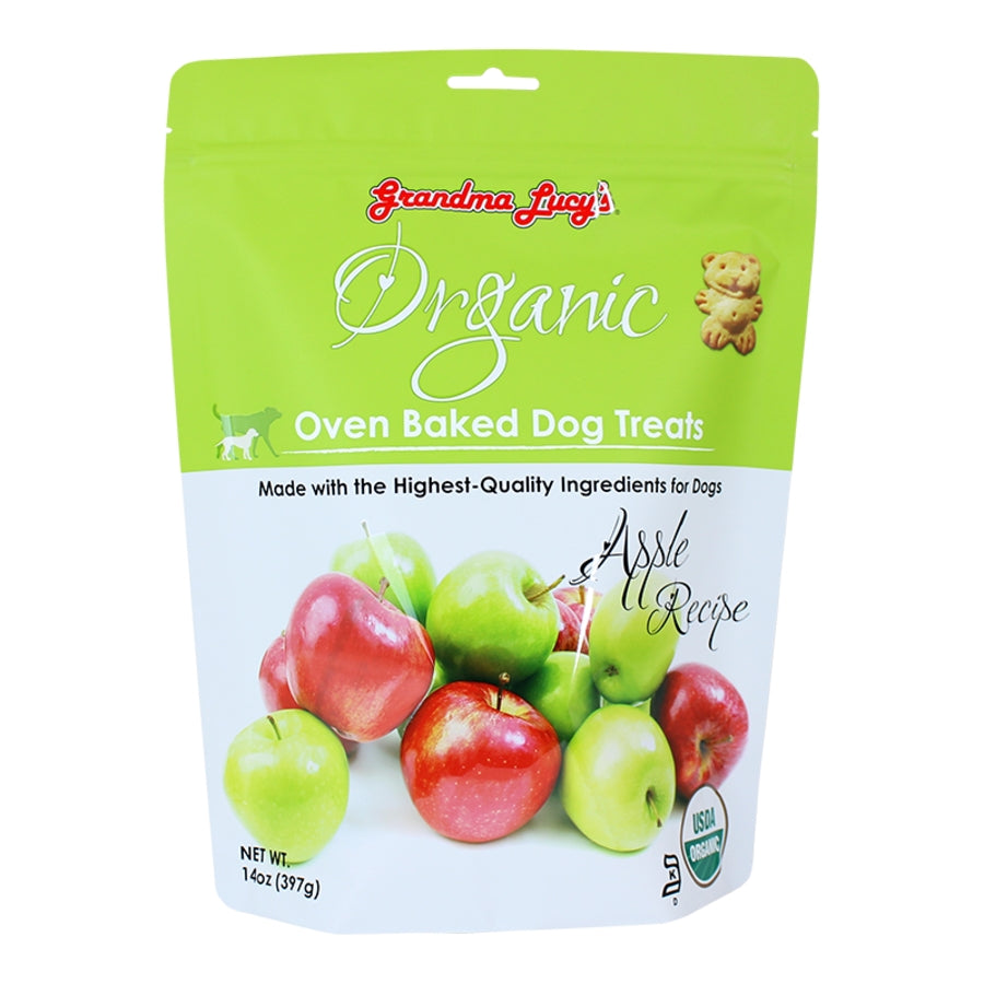 GRANDMA LUCY'S DOG ORGANIC BAKED APPLE TREAT 14OZ