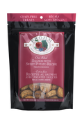 Load image into Gallery viewer, Package of Fromm grain-free dog treats with salmon and sweet potato recipe
