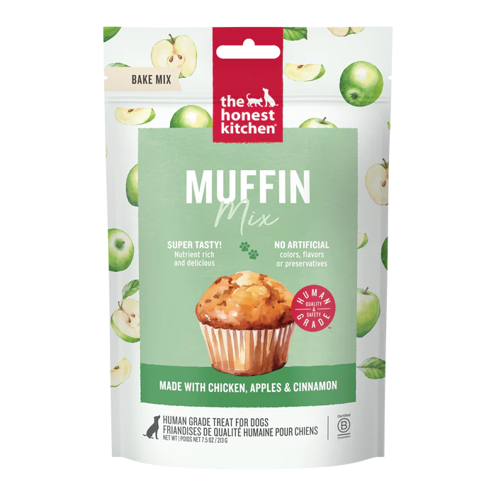 THE HONEST KITCHEN DOG MUFFIN MIX MADE WITH CHICKEN APPLES & CINNAMON