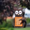 Load image into Gallery viewer, Heath Owl Suet 'n Seed Dual Bird Feeder for Suet Cakes & Sunflower Seeds
