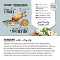 Load image into Gallery viewer, The Honest Kitchen Gourmet Grains Turkey & White Fish Recipe Dehydrated DOG Food 4 lb Box
