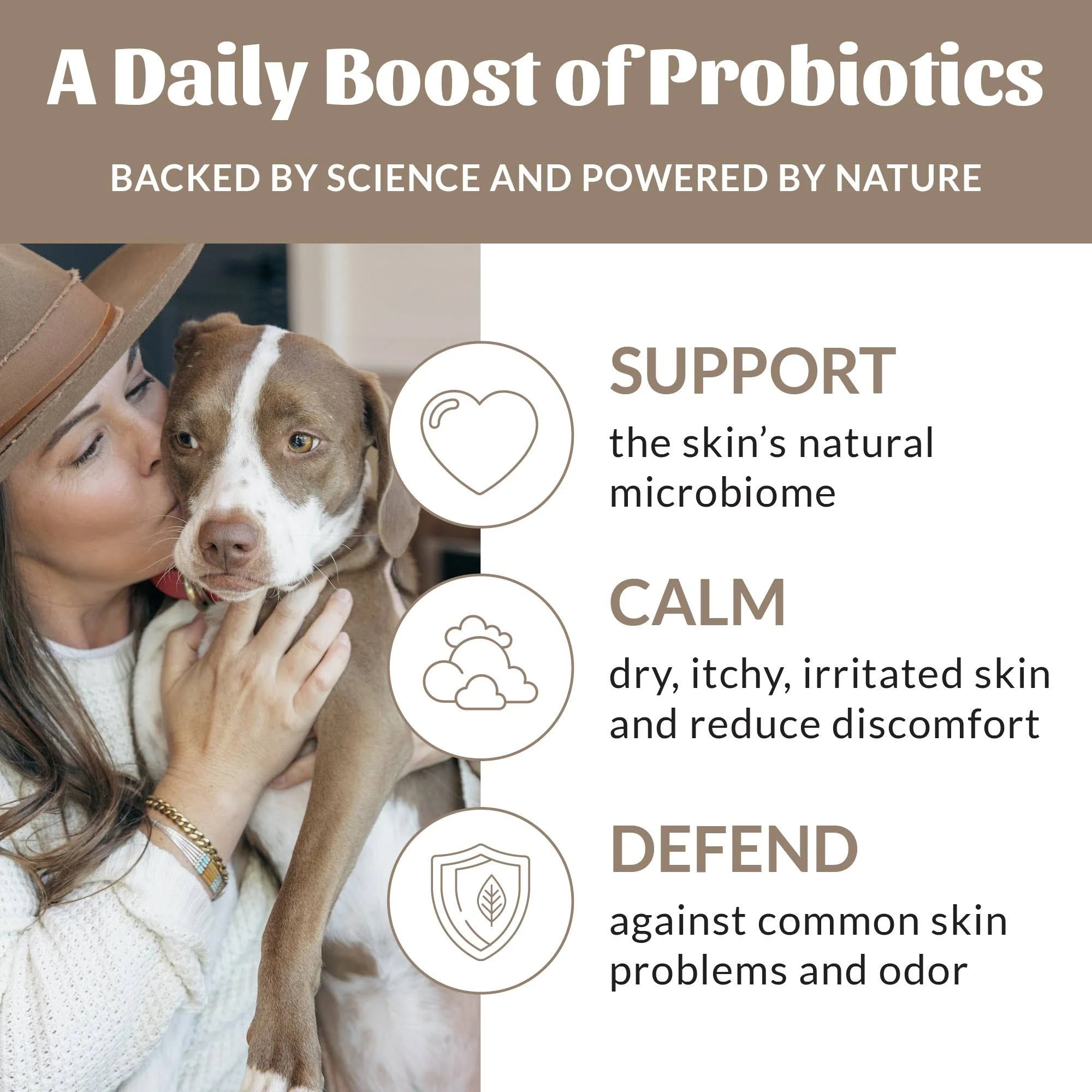 SKOUT'S HONOR DOG PROBIOTIC DEODORIZER HONEYSUCKLE 8OZ