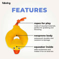 Load image into Gallery viewer, FABDOG DOG FLOATIE DUCK
