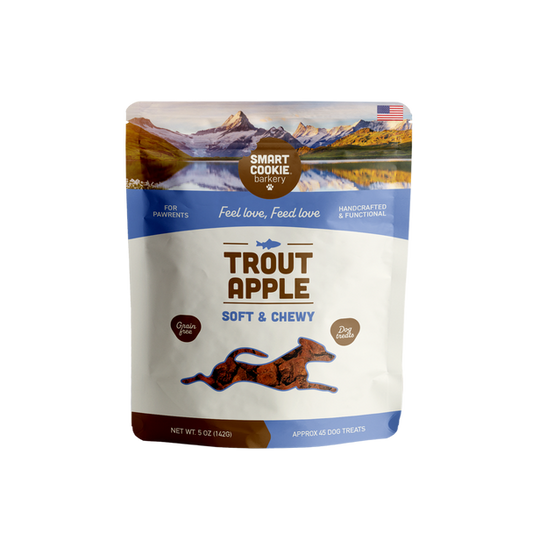 Dog Treat Trout Apple Bad Bagel's Pet Emporium