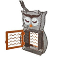 Load image into Gallery viewer, Heath Owl Suet 'n Seed Dual Bird Feeder for Suet Cakes & Sunflower Seeds
